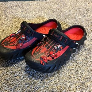 Spider-man Crocs size 10